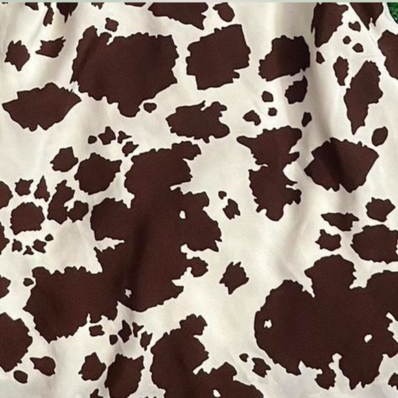 Thirty/thirty - Cow Mini Dress - Brown and cream- Size Small - Picture 2 of 3